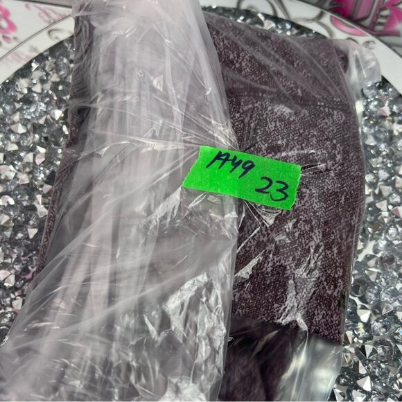 Mondetta tights leggings heathered Textured Purple pink Leggings pants - Picture 8 of 8